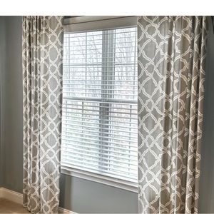 Set of 3 Pottery Barn Curtain Panels